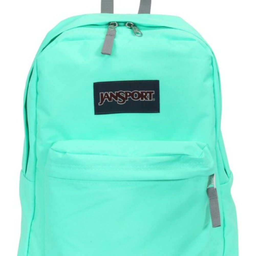Jansport Superbreak Classic Backpack Seafoam Green - Picture 4 of 5